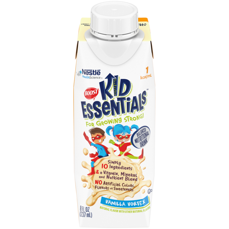 Nestle  BOOST® KID ESSENTIALS™, Vanilla Vortex 24 x 8 fl oz carton Unit 24