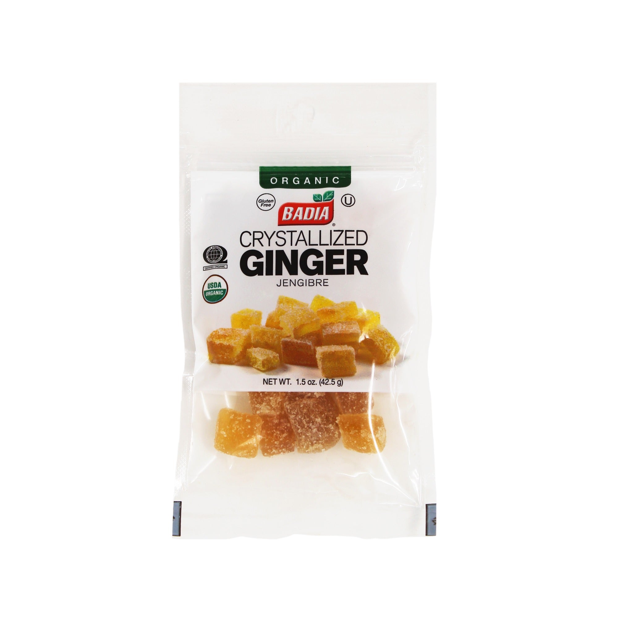 Organic Crystallized Ginger 1.5oz