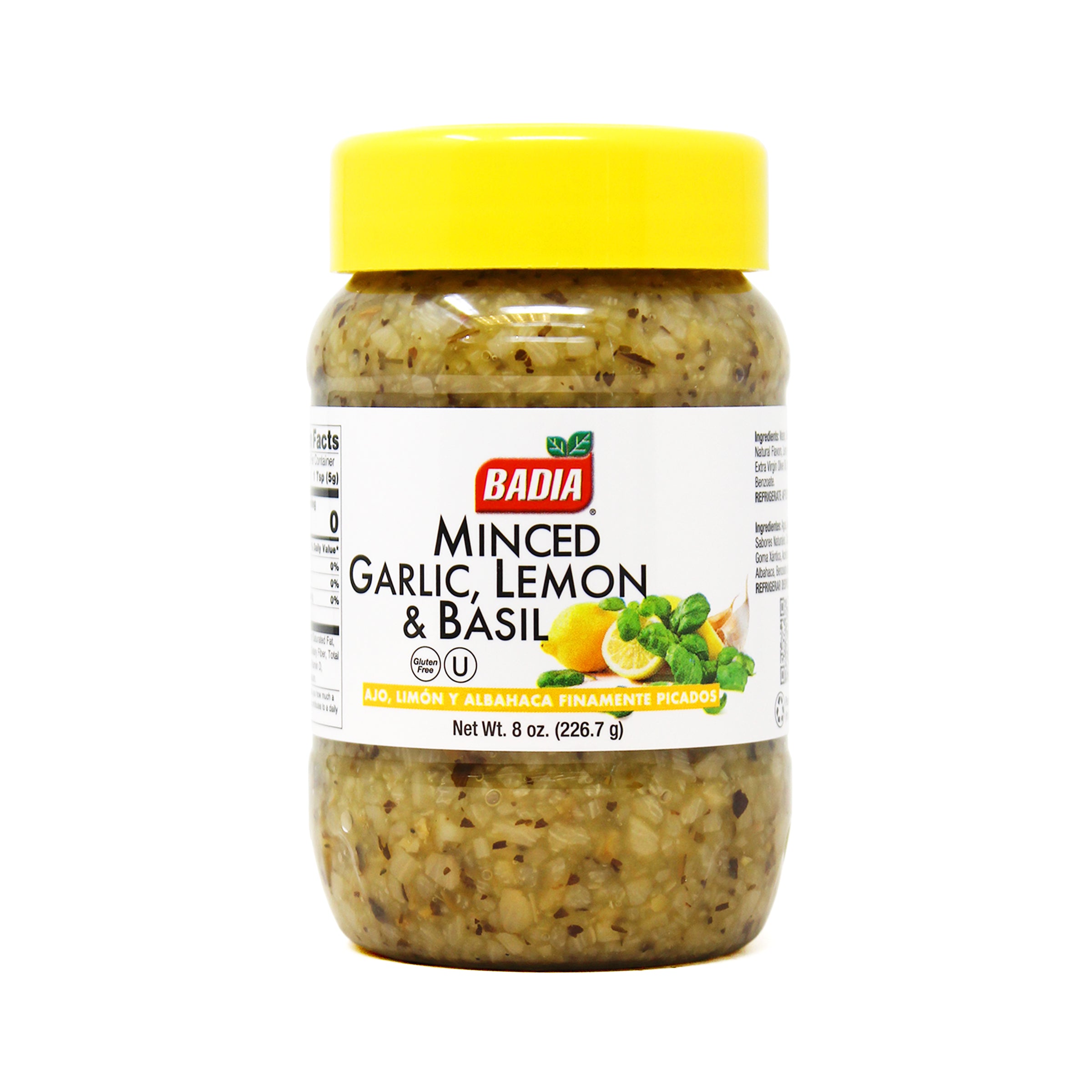 Minced Garlic & Lemon Basil 8oz