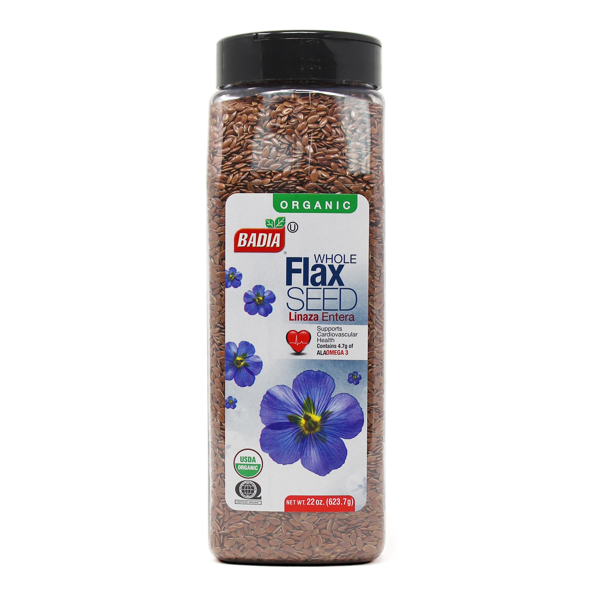 Organic Flax Seed Whole 22oz