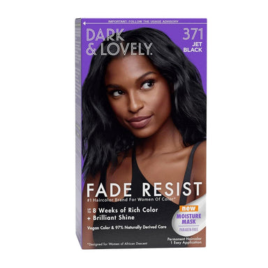 Softsheen Carson Dark & Lovely Fade Resist Hair Color 371 Jet Black 1.86oz