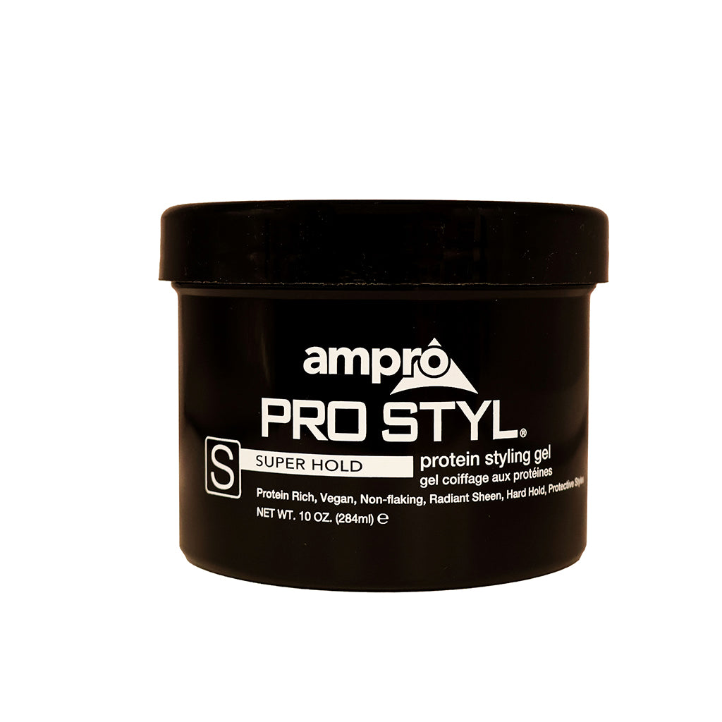 Ampro Shine 'n Jam Pro Super Hold Protein Styling Gel 10oz