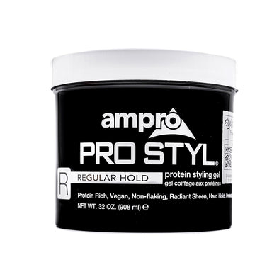 Ampro Shine 'n Jam Pro Styl Regular Hold Protein Styling Gel 32oz