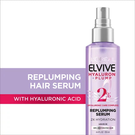 L'OREAL HAIRCARE Elvive : Hyaluron Serum Spray 4.4oz Pack 6