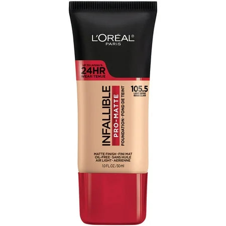 L'OREAL COSMETICS Infallible Pro-Matte Fdtn : LIGHT BEIGE Pack 72