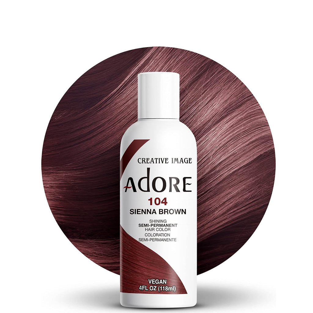 Adore Hair Dye Sienna Brown 104 4oz
