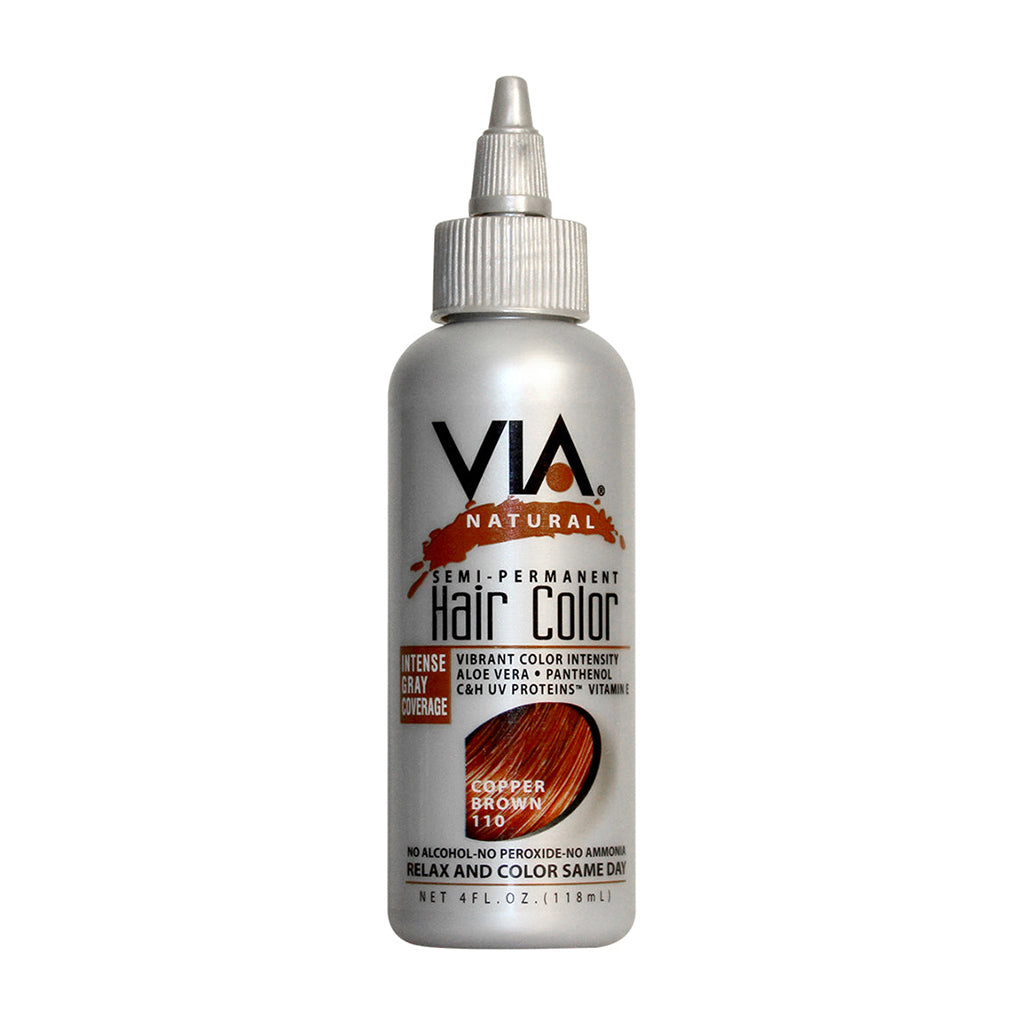 VIA Hair color #110 - Copper Brown 4oz