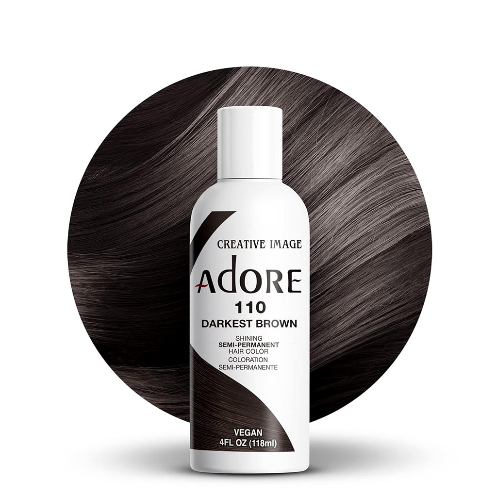 Adore Hair Dye Darkest Brown 110 4oz