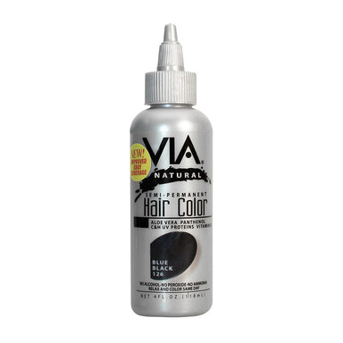 VIA Hair color #126 - Blue Black 4oz