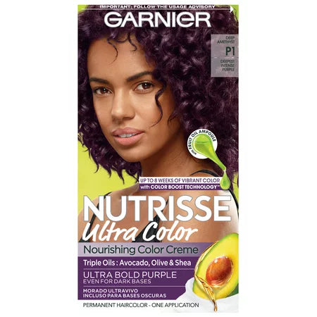 GARNIER HAIRCOLOR NUTRISSE HAIR COLOR : Deepest Intense Purple Pack 12