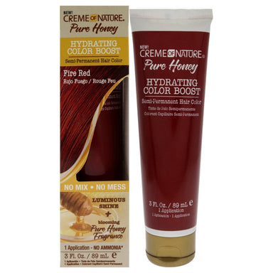 Creme of Nature Pure Honey Permanent Hair Color Fire Red 3oz Pack 12