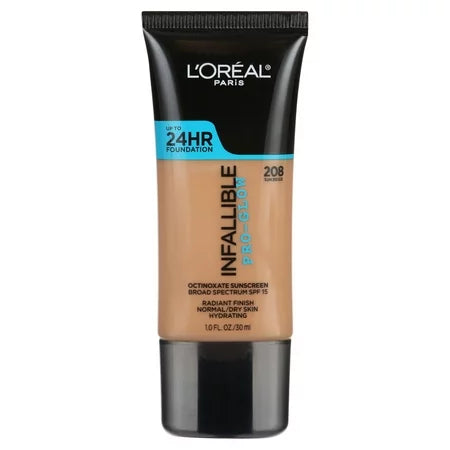 L'OREAL COSMETICS Infallible Pro-Glow Fdtn : CARAMEL BEIGE Pack 36