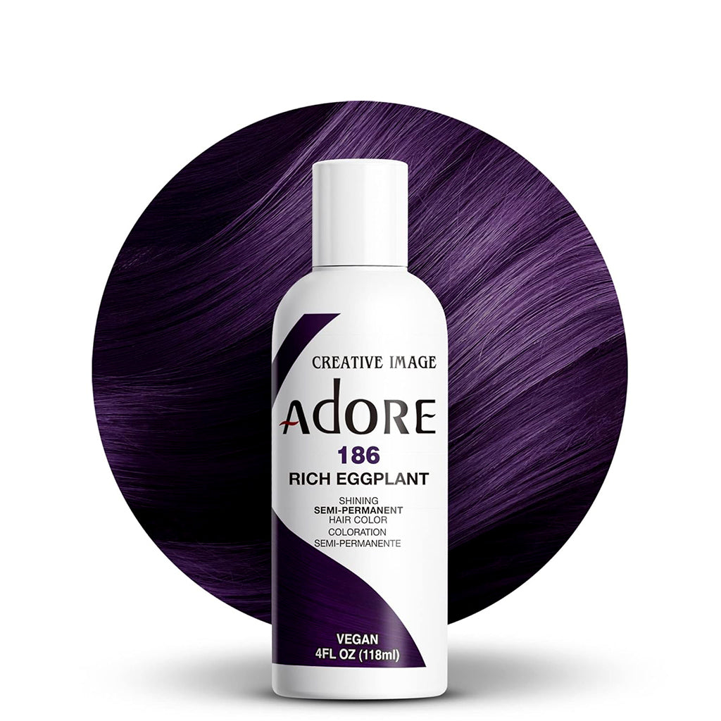 Adore Hair Dye Rich Eggplant 186 4oz