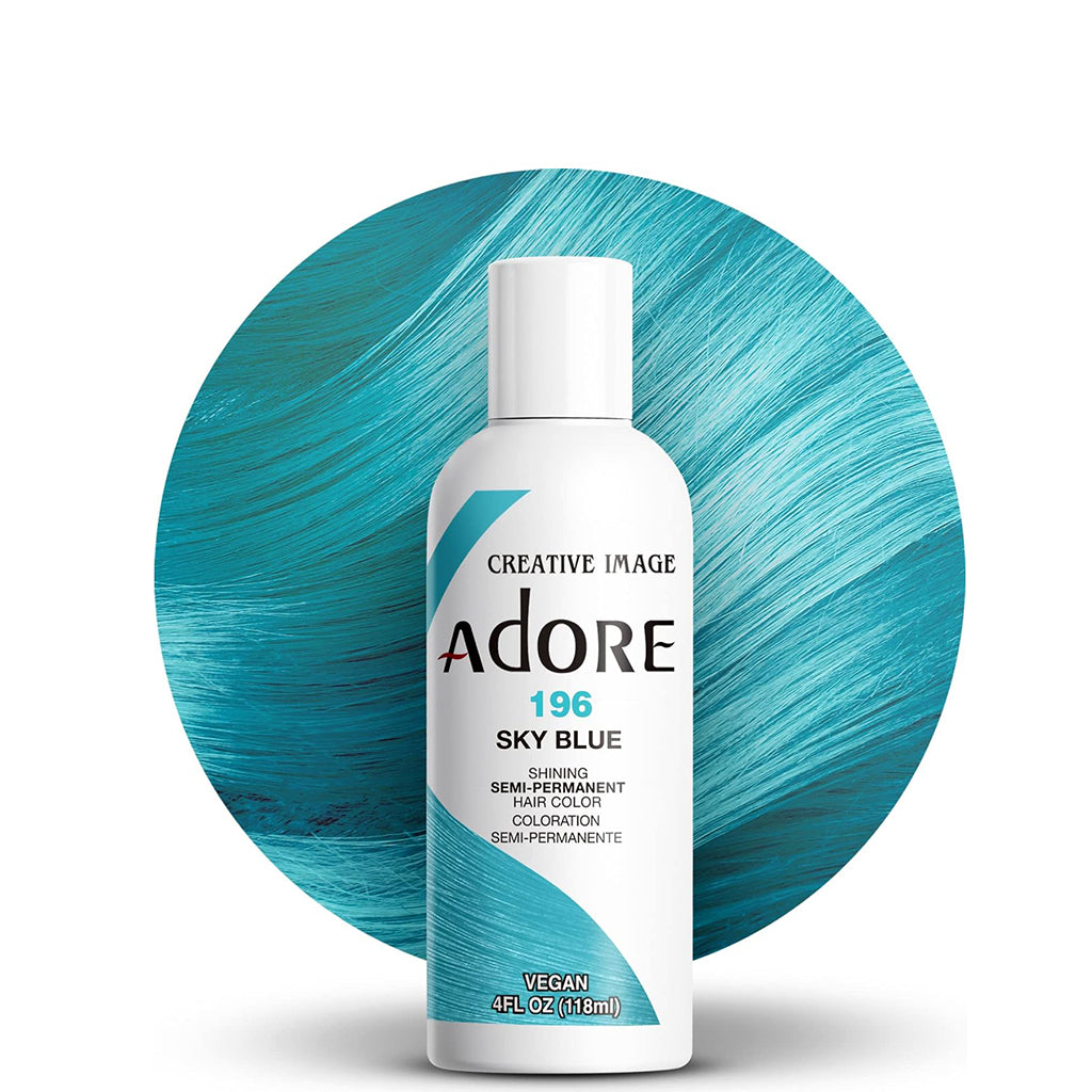Adore Hair Dye Sky Blue 196 4oz — Carib Island Trading