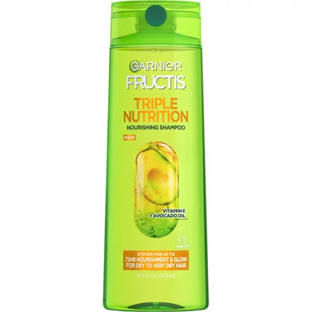 GARNIER HAIRCARE Triple Nutrition Shamp 12.5floz : TRIPLE NUTRITION SHMP 12.5FLOZ Pack 6