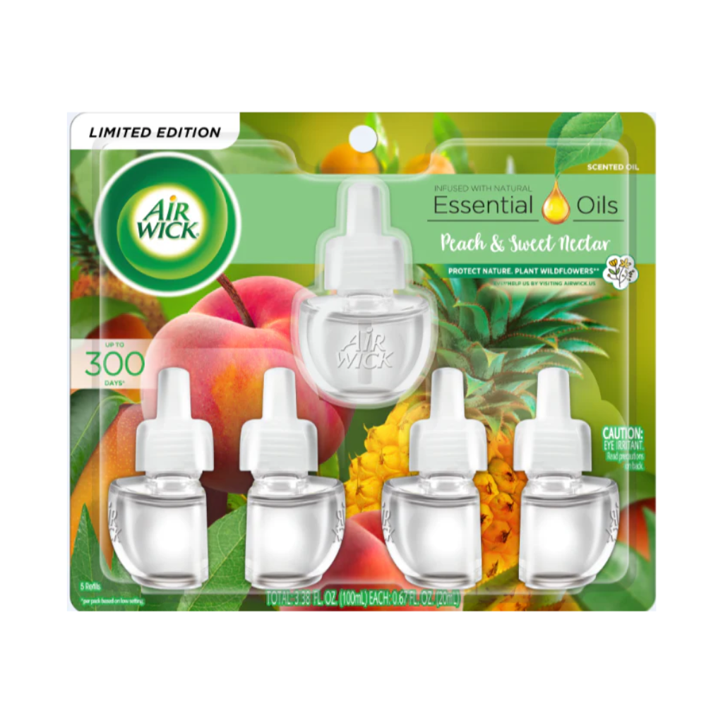 AIR WICK® Scented Oil - Refill Peach & Sweet Nectar 5/5 ct.