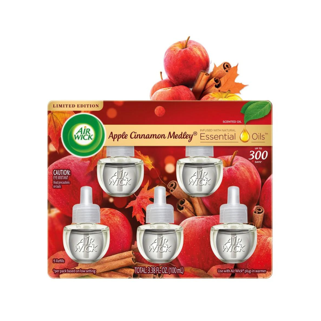 AIR WICK® Scented Oil - Refill Apple Cinnamon Medley® 5/5 ct.