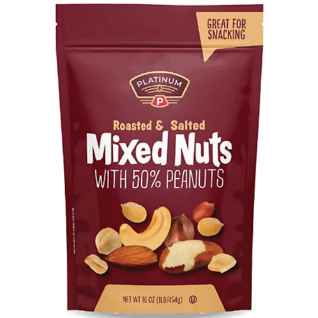 Mix Nuts 50% Roasted Salted Pack 6 Size 28