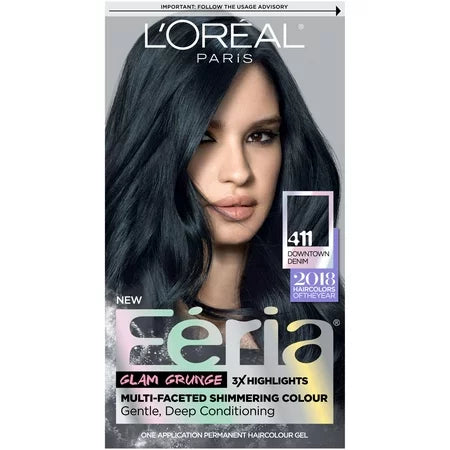 L'OREAL HAIRCOLOR FERIA : DOWNTOWN DENIM Pack 12