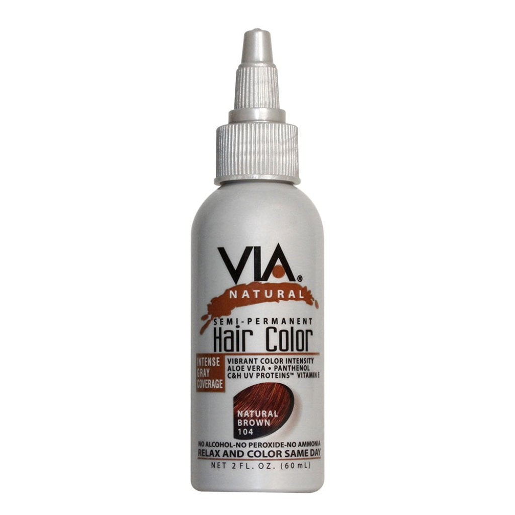 VIA Hair color #104 - Natural Brown 2oz