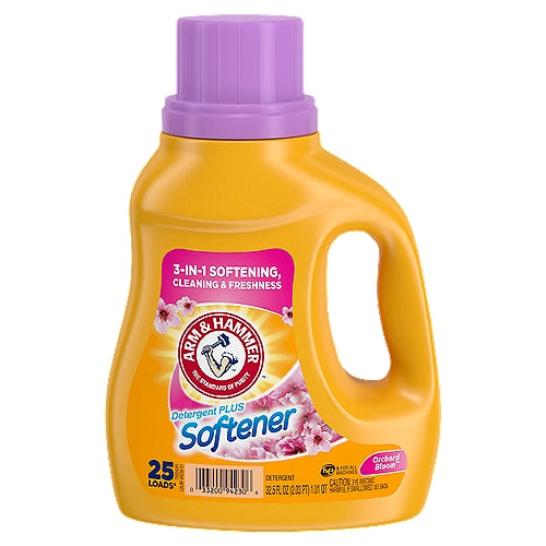 Arm & Hammer Liquid Laundry 32.5oz Plus Softener / 25 Loads Pack 8