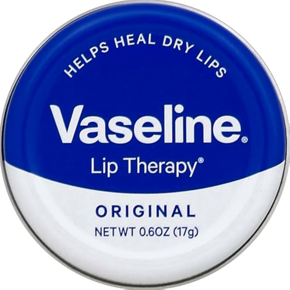 Vaseline Lip Therapy Lip Tin Original 0.6z Pack 12