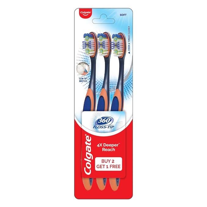 Colgate COLG 360 ADV FLOSS TIP MTB CS SP Medium Pack 72