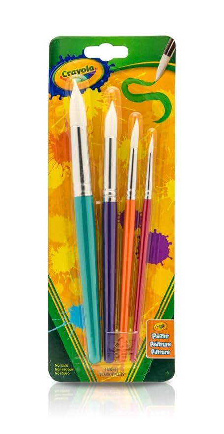 CRAYOLA® Round Brush Set Case 12 Unit 4