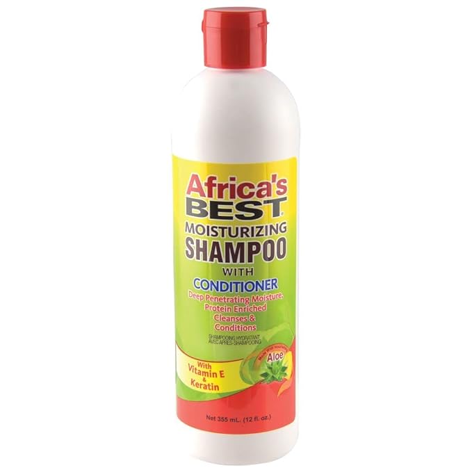 Africa's Best Moisturizing Shampoo w/Conditioner Pack 12 Size 12 oz