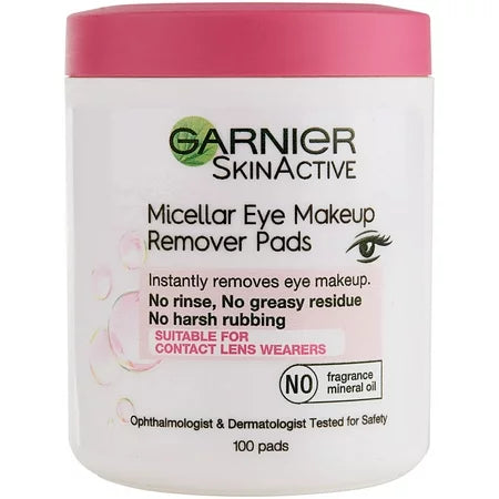 GARNIER SKINCARE GAR Micellar Eye MUR Pads : MICELLAR EYE MUR PADS Pack 24