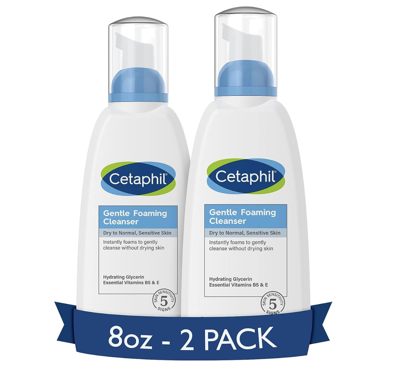 Cetaphil Gentle Foaming Cleanser  Size 8 oz Case Pack 12