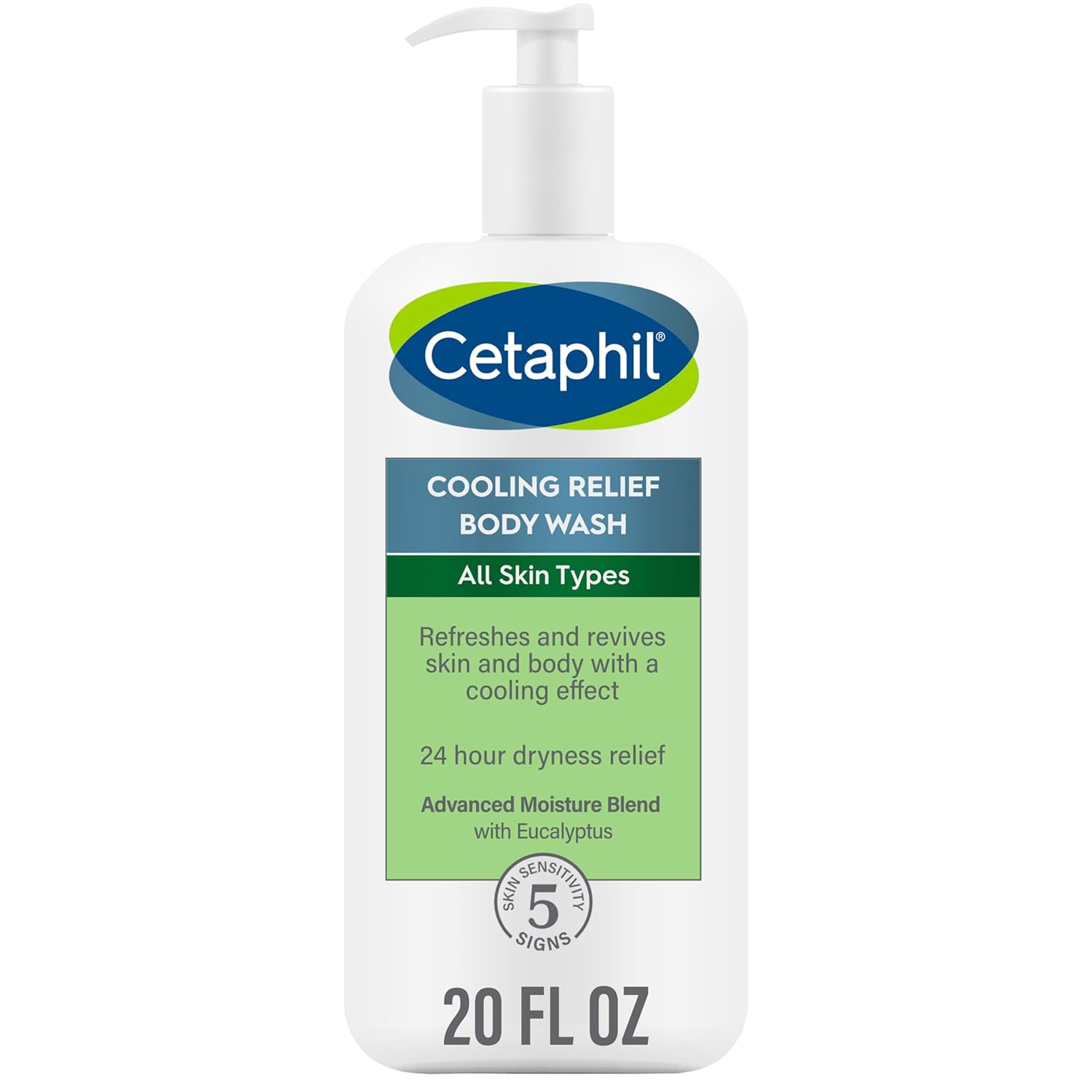 Cetaphil Cooling Relief Body Wash Size 20 oz Case Pack 12