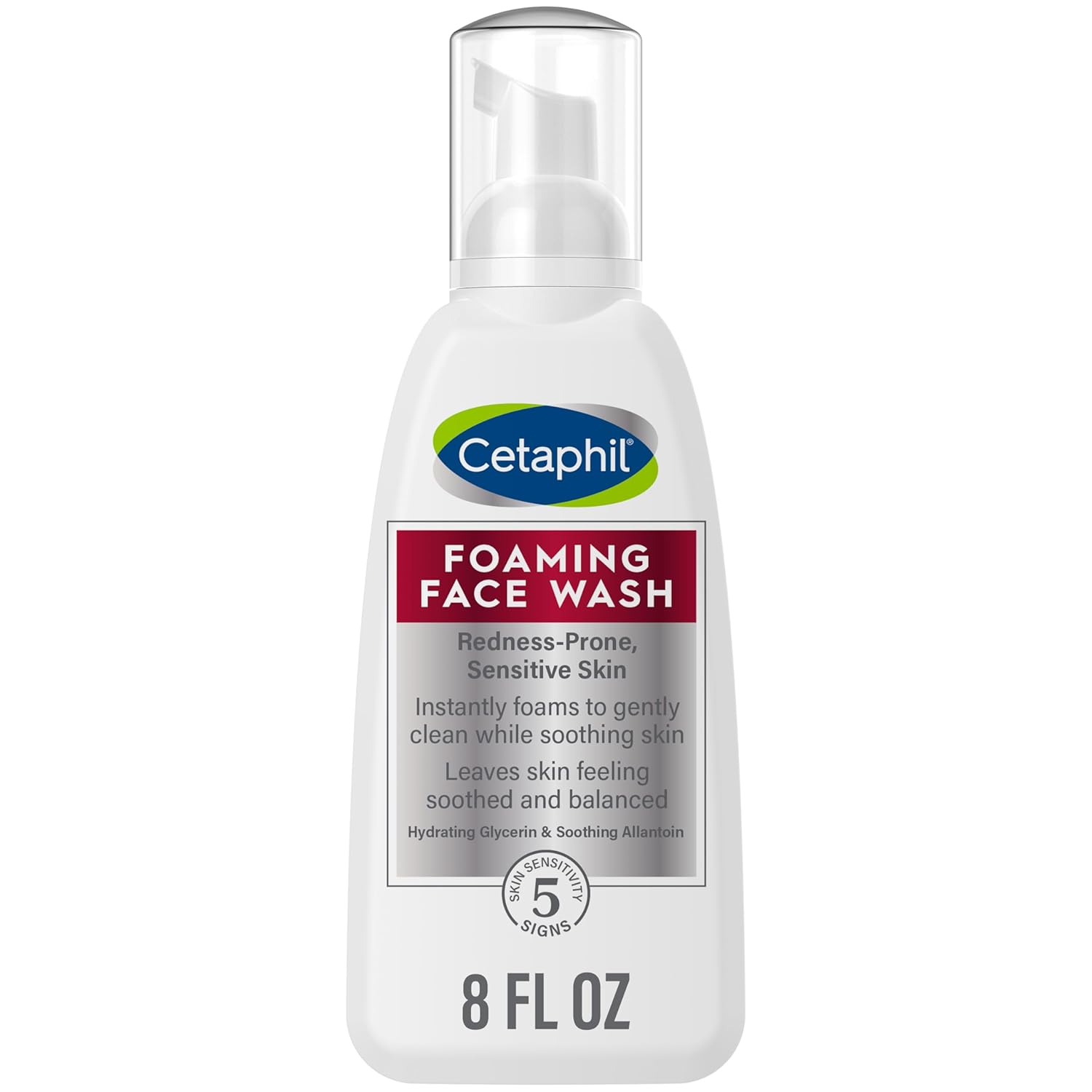 Cetaphil Foaming Face Wash for Redness Prone Skin Size 8 oz Case Pack 12