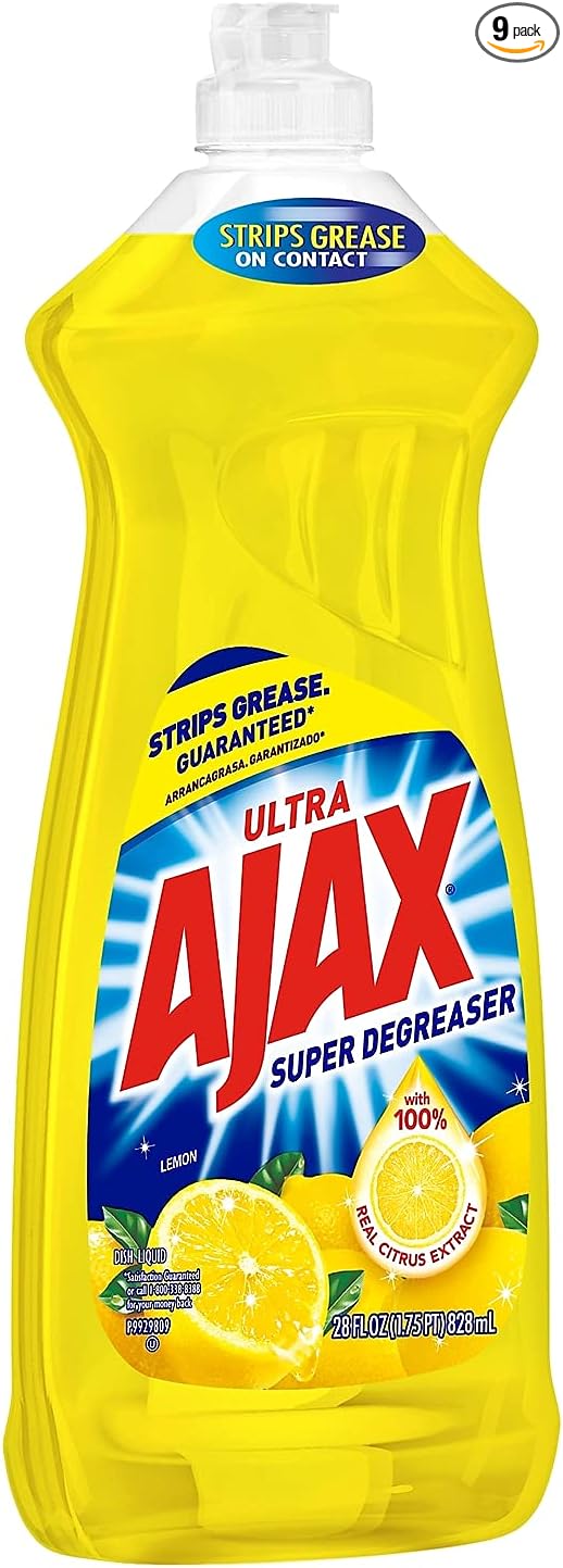 Colgate Ajax DWL 28 F CS SP Lemon DISH LIQUID Pack 9