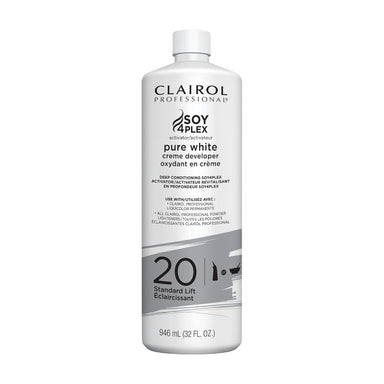 Clairol Pure White 20 Volume Creme Developer 32oz Pack 12