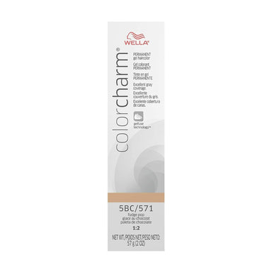 Wella Hair Color Permanent Gel Cool 5BC/571 Fudge Pop 2oz Pack 36