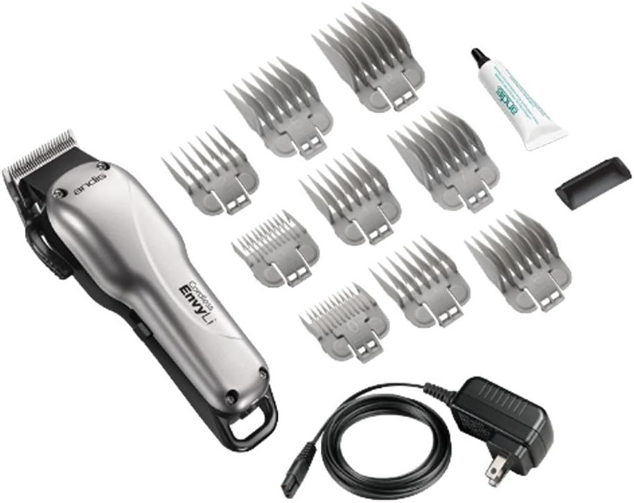 Andis  Cordless Envy Li Adjustable Blade Clipper (Silver) 6