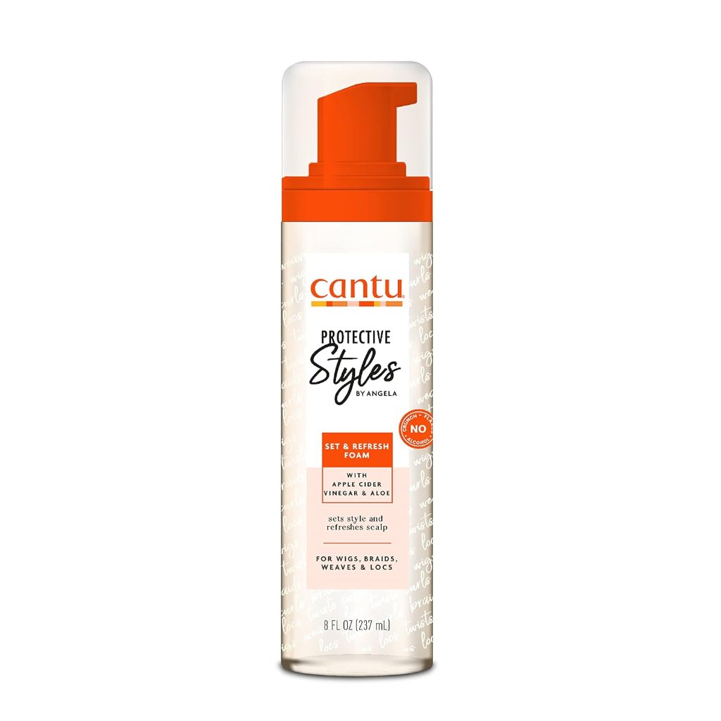 Cantu Protective Styles Set & Refresh Foam Pack 12 Size 8oz