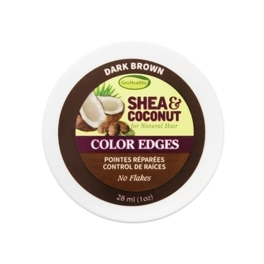 Sofn'free Gro Healthy Shea Coconut Color Edges Dark Brown Pack 12 Size 1oz