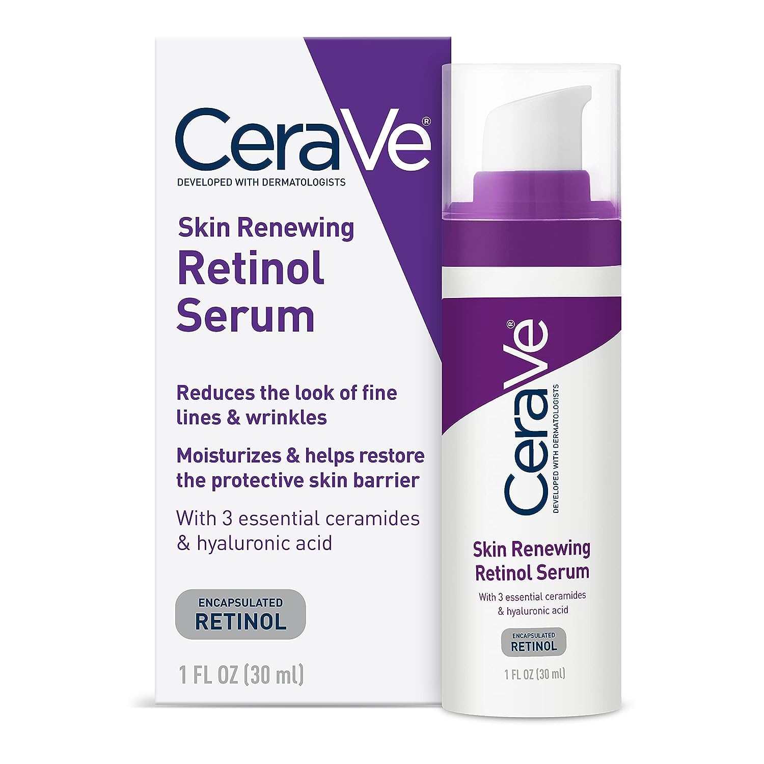 CeraVe Skin Renewing Retinol Serum 1 oz