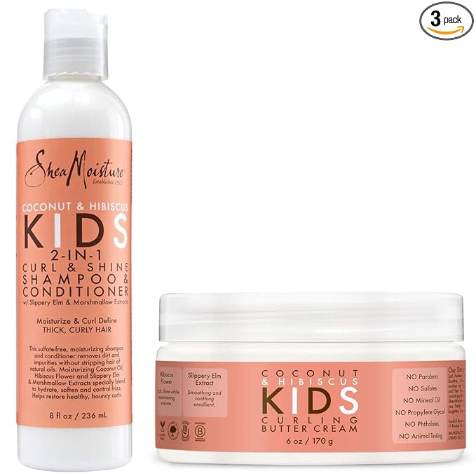 SHEA MOISTURE KIDS CURLNG CREAM COCONUT & HIBISCUS 12X6OZ