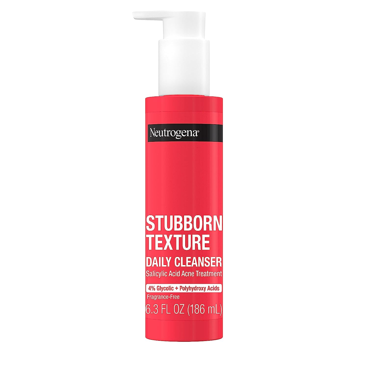 NEUTROGENA®CleansingStubborn Texture Daily Cleanser Fragrance-Free Pack 12 Size 6.3 fl oz.