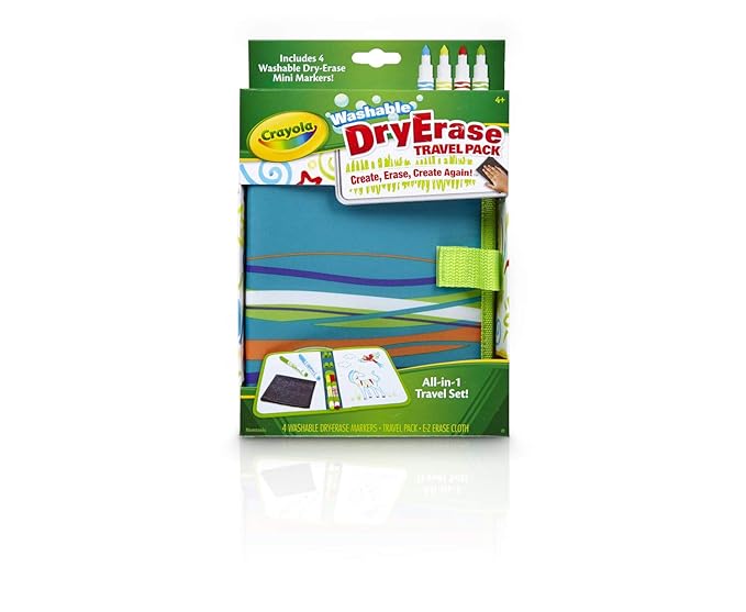 CRAYOLA® DryErase Travel Pack w/DryErase PipSqueaks Markers Case 24 Unit 6