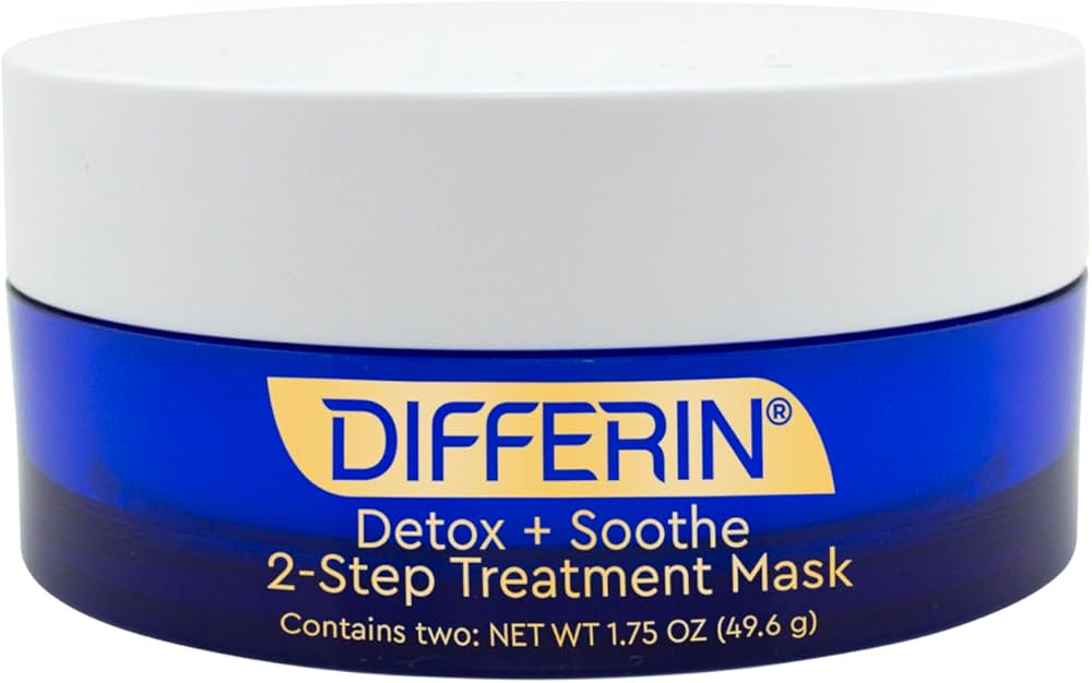 Differin Detox + Soothe Treatment Mask  Size 1.75oz Case Pack 12