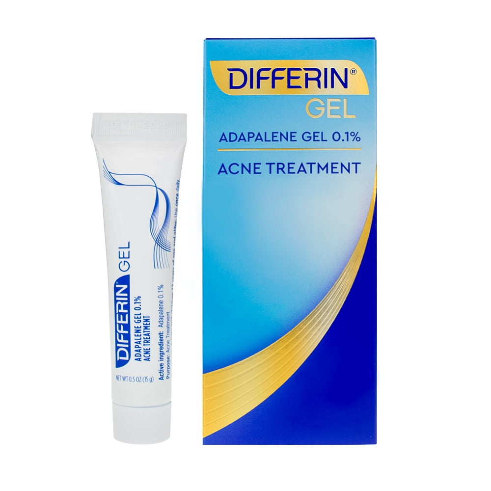 Differin 0.1% Adapalene Treatment Gel, 15g Tube Size 0.5 oz Case Pack 12