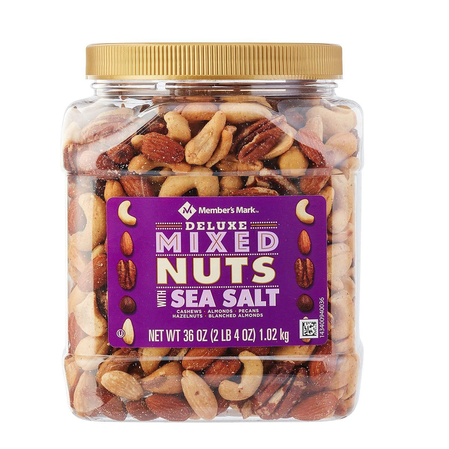 Select Mix Nuts With Pecans Roasted Salted Pack 12 Size 12