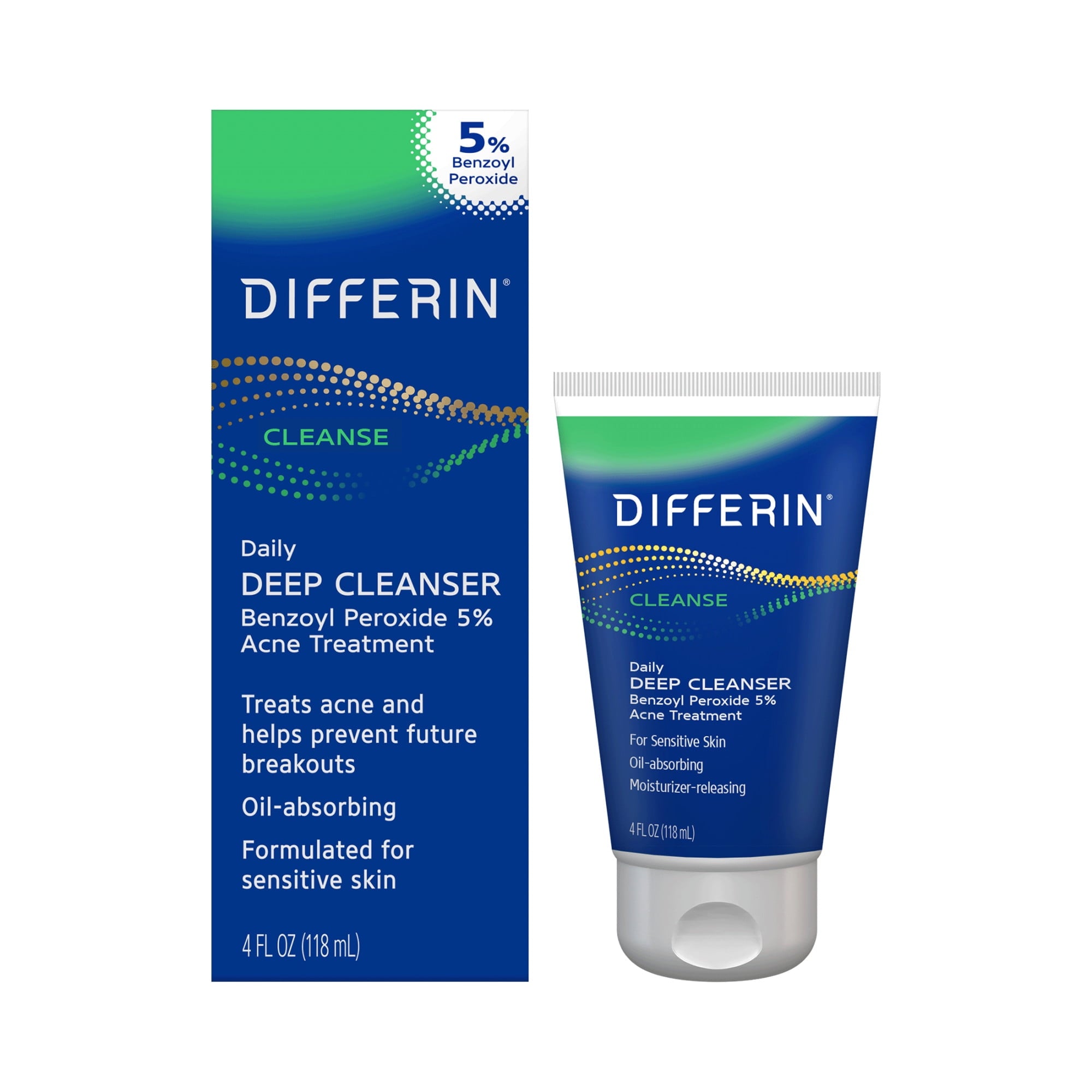 Differin Daily Deep Cleanser 5% BPO Size 4 oz Case Pack 12