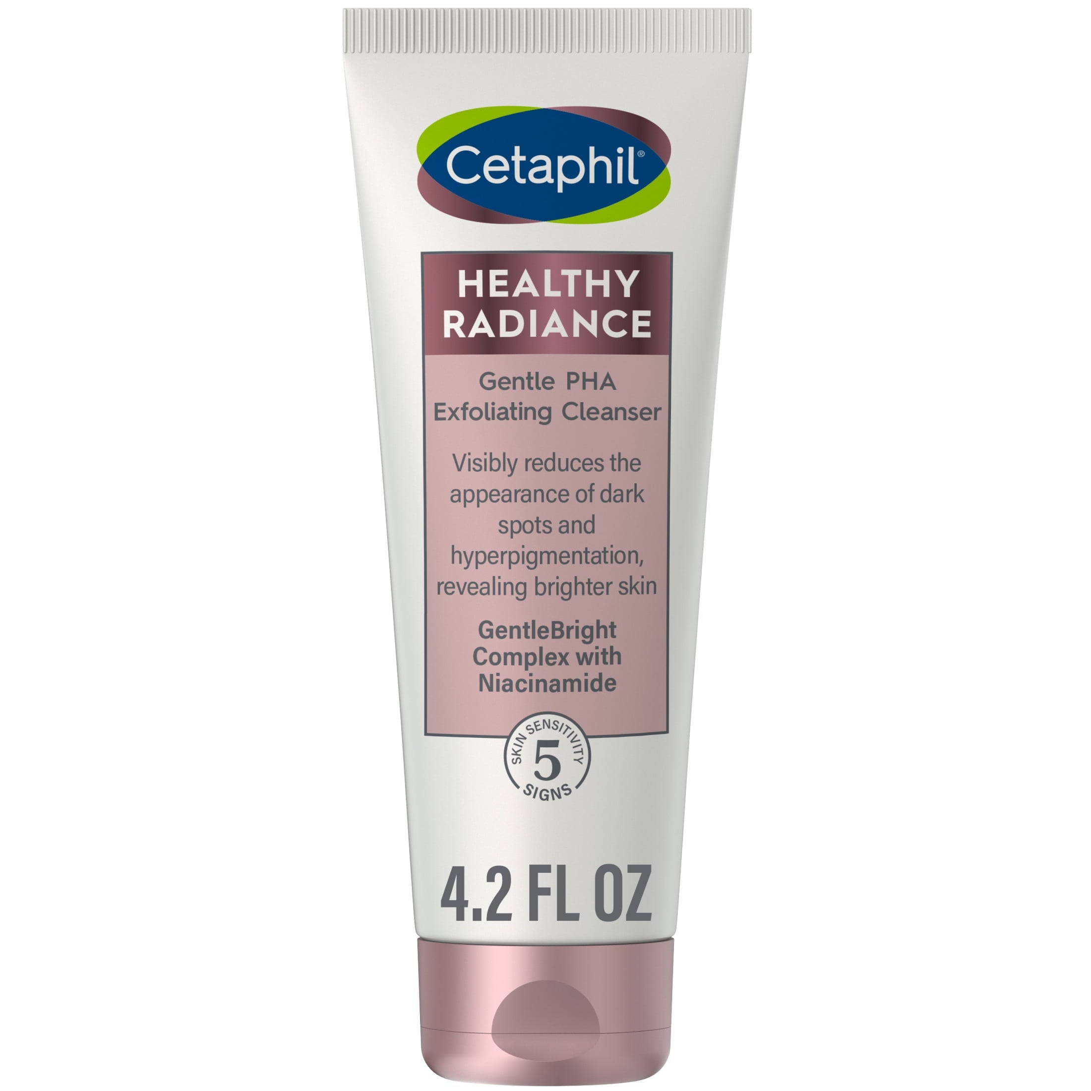 Cetaphil Healthy Radiance Gentle PHA Exfoliating Cleanser Size 4.2 oz  Case Pack 12