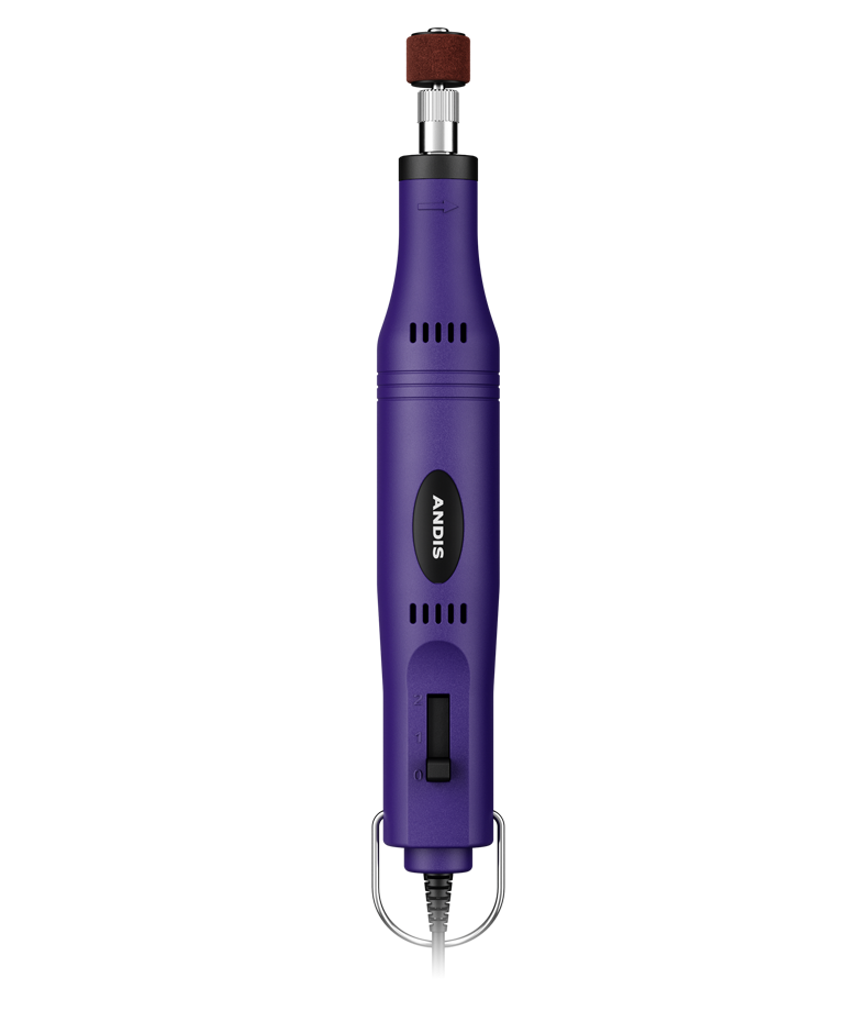 Andis  Easy Clip® 2-Speed Nail Grinder - Purple/Black 4