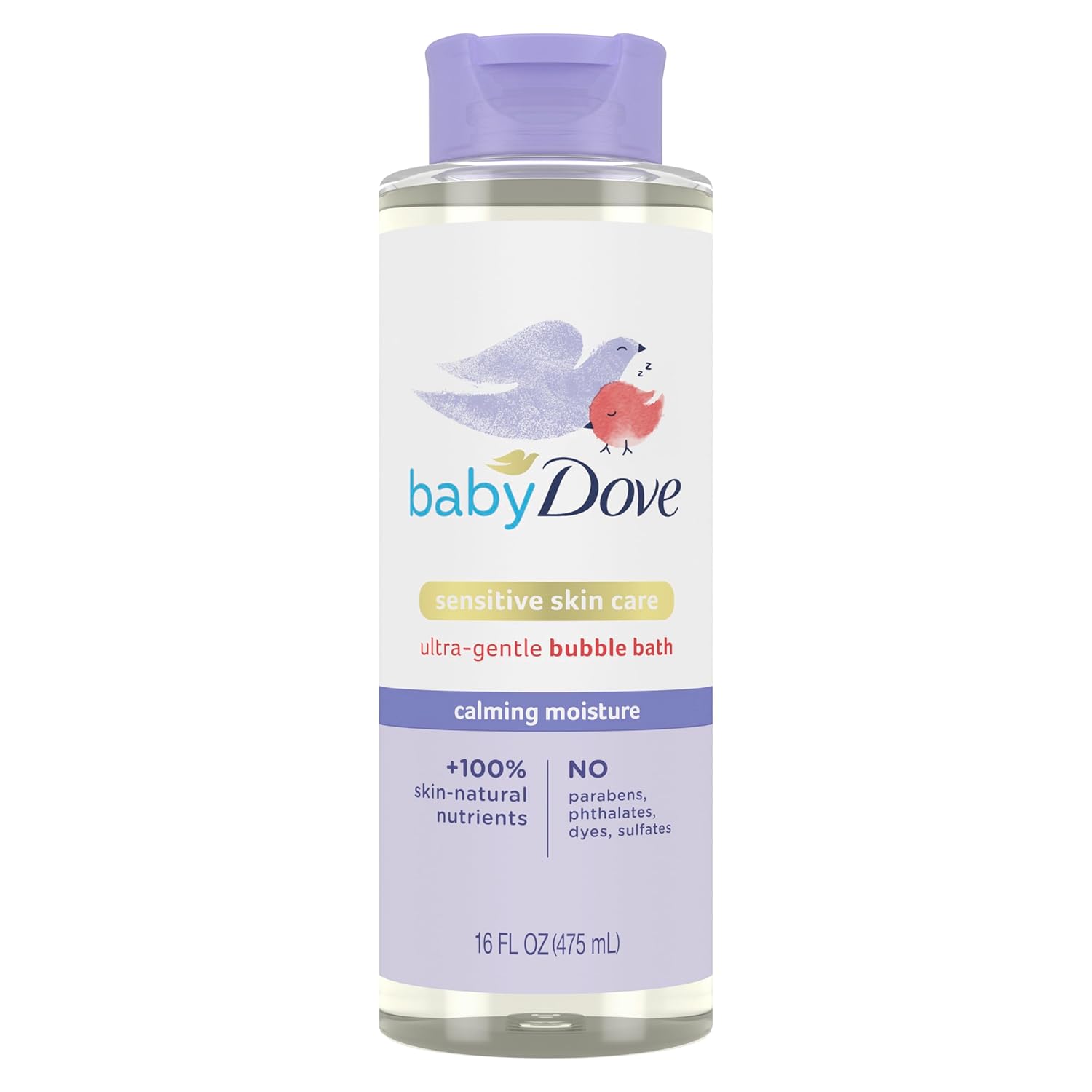 Dove Baby Dove Calming Moisture Bubble Bath 16z Pack 4